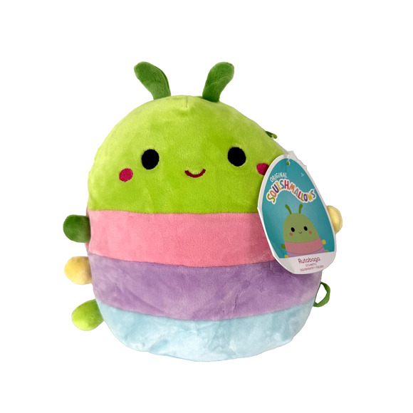 Squishmallows KellyToy Plush 8" Rutabaga The Catepillar Super Soft NEW with Tag - Picture 14 of 17